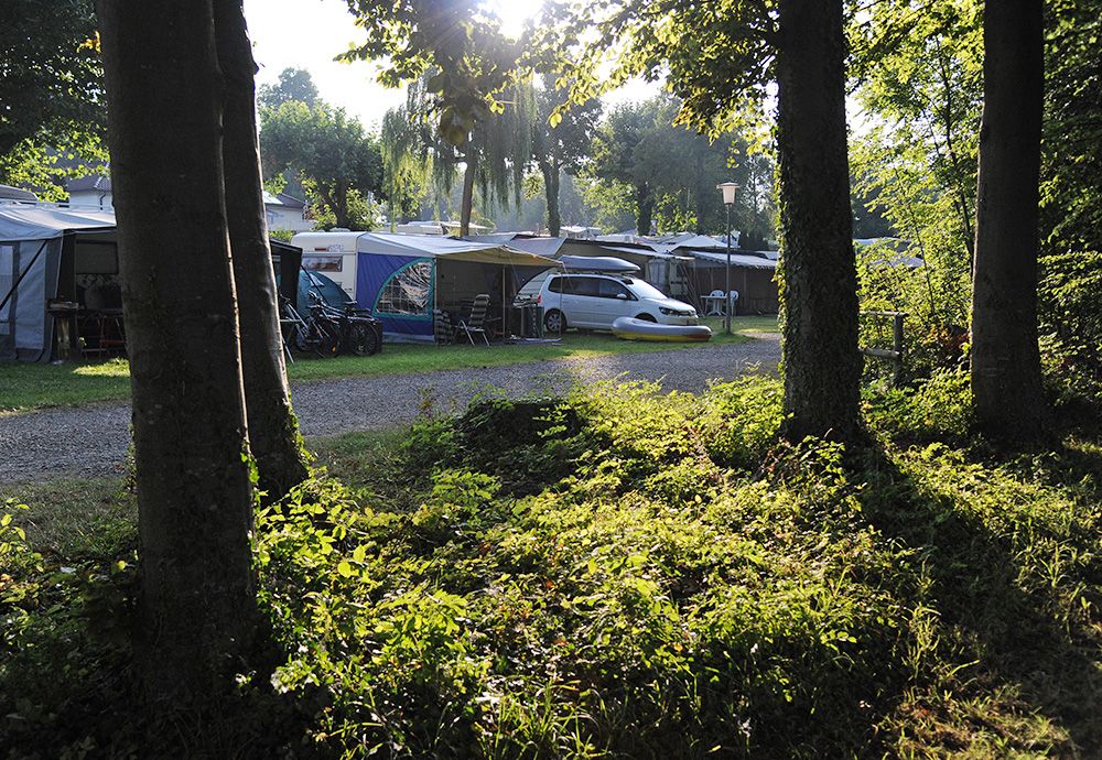 Camping Schatten LIcht Urlaub Bodensee Kirchberg